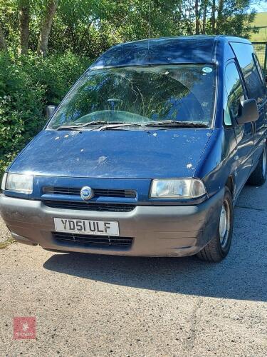 FIAT SCUDO 1.9LTR DIESEL VAN