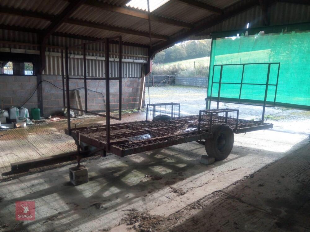 14ft LOW LOADING BALE TRAILER