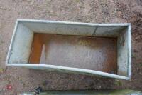 4 X GALV WATER TROUGHS - 2