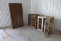 4 X STORAGE CABINETS