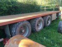 TRI AXLE FLAT BED TRAILER - 3