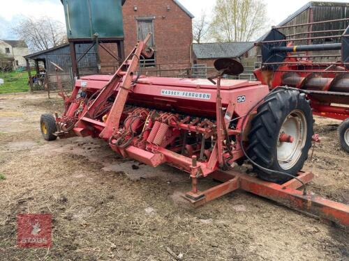 MASSEY FERGUSON 30 DRILL WITH LOW LOADER