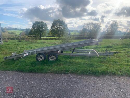 16' TWIN AXLE CAR TRANSPORTER TRAILER