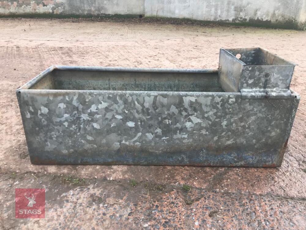 1 4FT GALVANISED DRINKING TROUGH