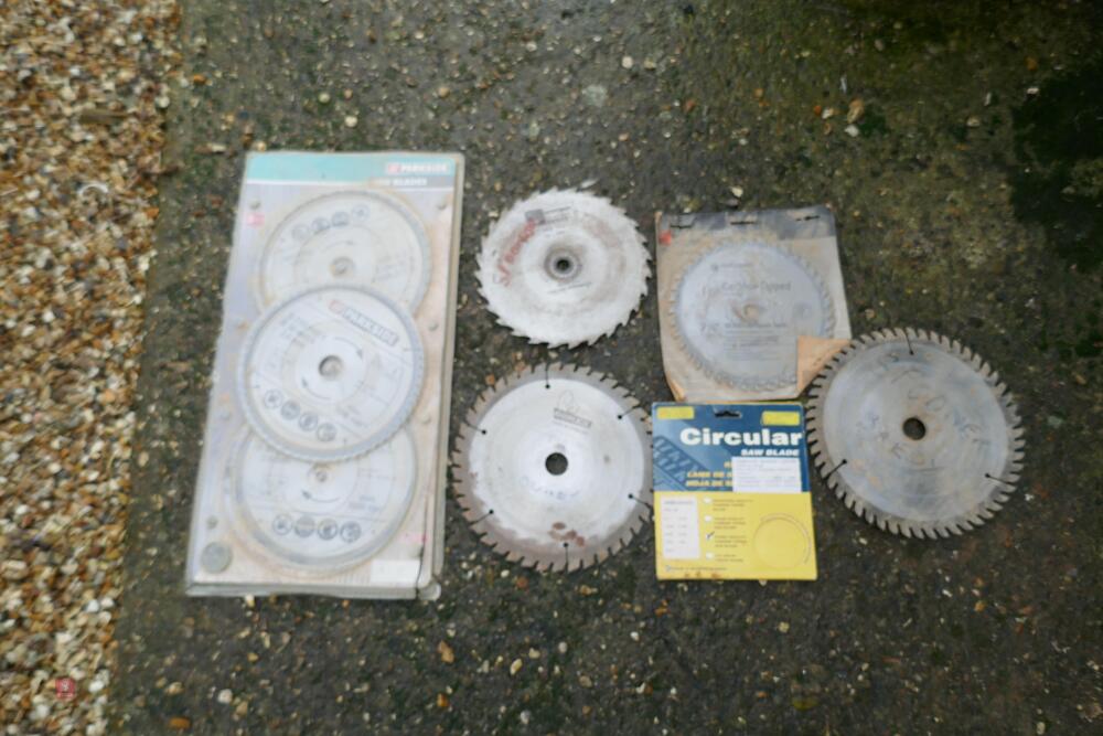 8 MIXED CIRCULAR SAW BLADES