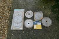 8 MIXED CIRCULAR SAW BLADES - 2