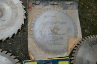 8 MIXED CIRCULAR SAW BLADES - 6