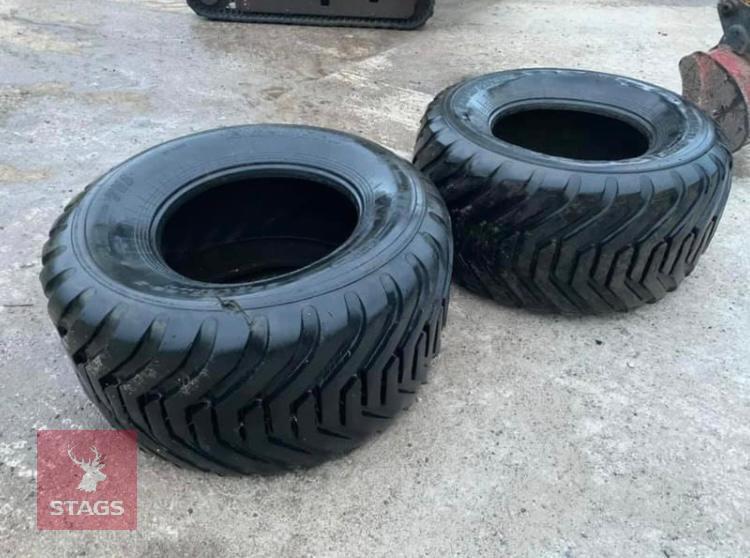 PAIR OF TVS EUROGRIP FLOTATION TYRES