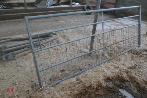 10FT GALVANISED MESH FIELD GATE