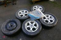 5 X 235/60 R16 WHEELS + TYRES - 11