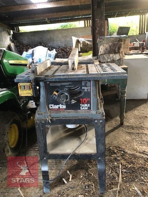 Clarke 10 deals table saw