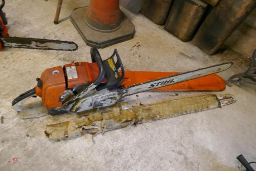 STIHL LARGE PETROL CHAINSAW