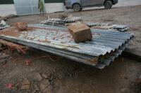 6 X MIXED CORRUGATED TIN SHEETS (13) - 6