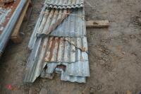 QTY OF RECLAIMED CORRUGATED SHEETS (14)