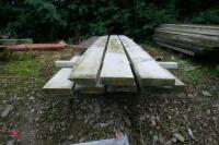 QTY OF 8" X 2" TIMBER - 2