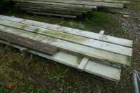 QTY OF 8" X 2" TIMBER - 5