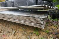 21 MIXED CORRUGATED TIN SHEETS (24) - 3