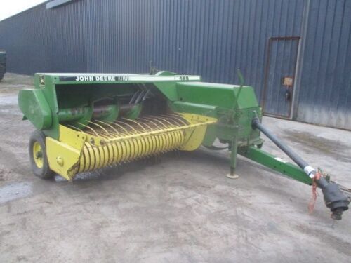 1991 JOHN DEERE 489 CONVENTIONAL BALER 