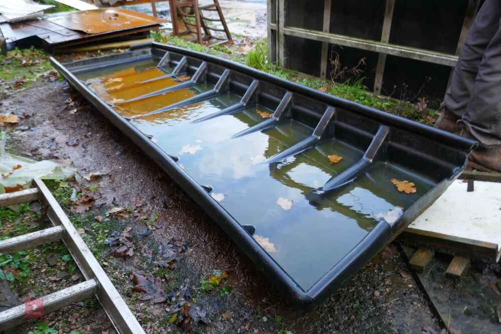 8' X 2' 6" PLASTIC CATTLE FOOT BATH