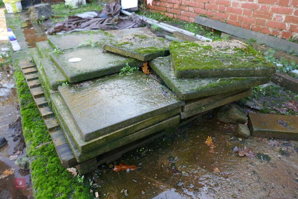 PALLET OF PAVING SLABS