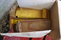 BOX OF CLAAS PLASTIC BRACKETS - 3