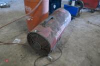 SEALEY SPACE HEATER & GAS BOTTLE - 3