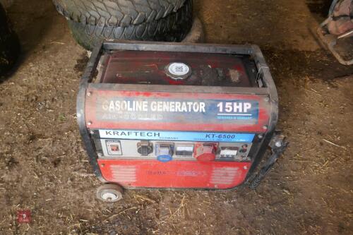 KRAFTECH KT-6500 PETROL GENERATOR