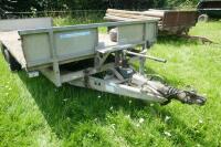 IFOR WILLIAMS TIPPING FLAT BED TRAILER - 4