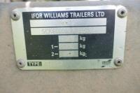 IFOR WILLIAMS TIPPING FLAT BED TRAILER - 7