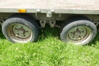 IFOR WILLIAMS TIPPING FLAT BED TRAILER - 9