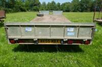 IFOR WILLIAMS TIPPING FLAT BED TRAILER - 12