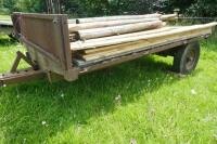 SMALL FLATBED/80 BALE TRAILER - 8