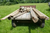 SMALL FLATBED/80 BALE TRAILER - 9