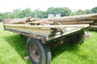 SMALL FLATBED/80 BALE TRAILER - 11