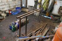 2 METAL TRESSELS- 2.2M LONG X 1M HIGH