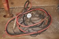 2 SETS OF JUMP LEADS - 4