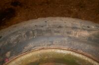 2 TRAILER TYRES & WHEELS - 16