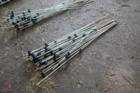 20 FIBRE GLASS ELECTRIC FENCING POSTS - 6