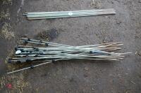 20 FIBRE GLASS ELECTRIC FENCING POSTS