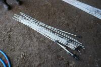 29 FIBRE GLASS ELECTRIC FENCING POSTS - 2