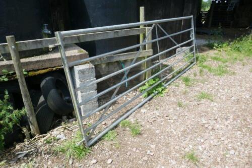 12FT GALVANISED GATE