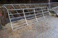 12' 7 BAR GALV FIELD GATE - 7