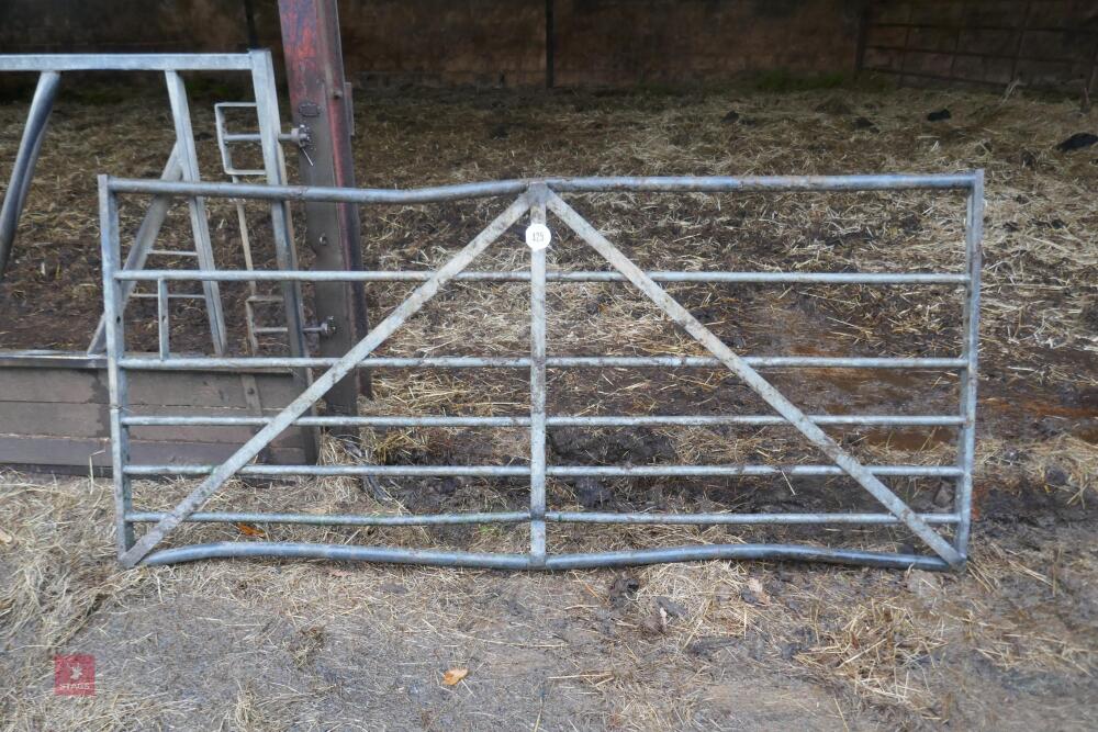 8' 7 BAR GALV FIELD GATE