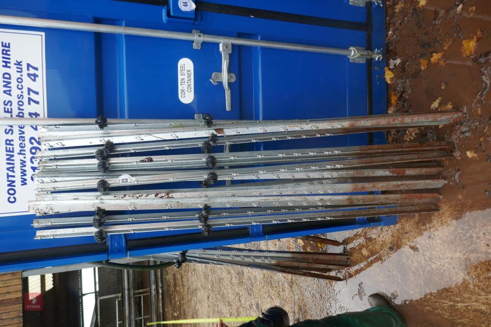 10 CLIP-EX GALV STANDARD ELECTRIC POSTS