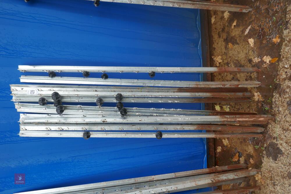 10 CLIP-EX GALV STANDARD ELECTRIC POSTS