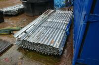 APPROX 140 GALV CLIP-EX FENCE POSTS - 6