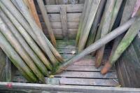 APPROX 40 WOODEN FENCING POSTS - 2