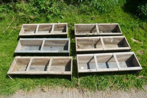 5 X 3' GALVANISED TROUGHS