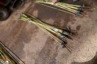 20 FIBRE GLASS ELECTRIC FENCING POSTS - 5