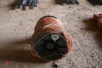 2 LARGE REELS OF USED ELEC FENCING WIRE - 6